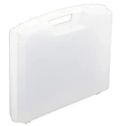Kunststoff-Koffer leer, ca. 22x15x4,5 cm
