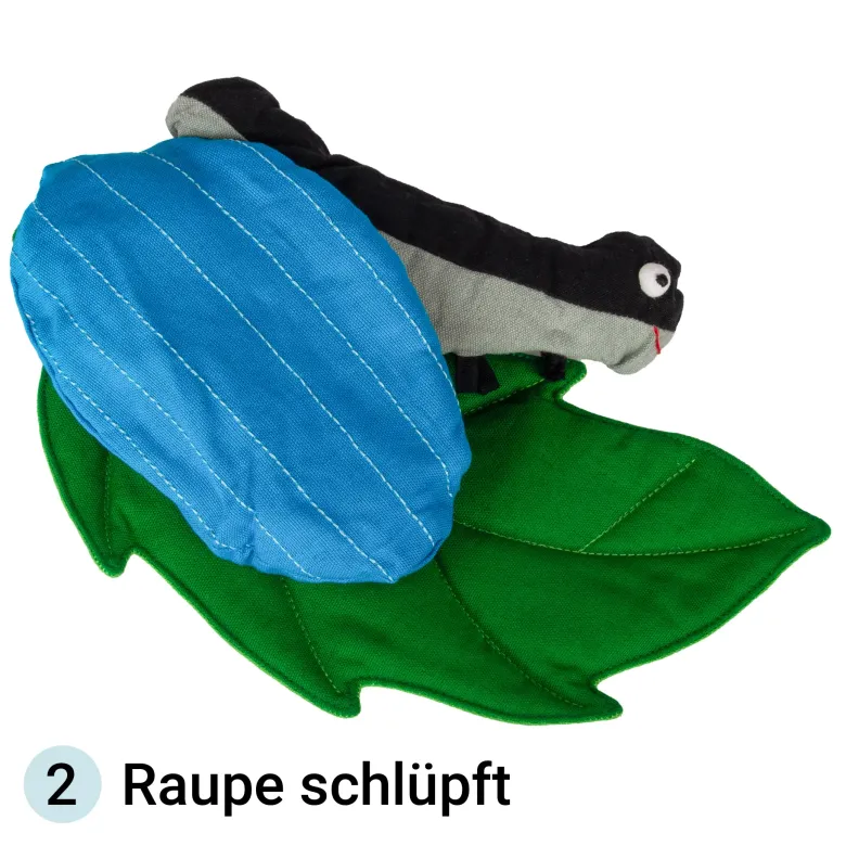 Lebenszyklus-Stoffmodell "Schmetterling", 3-tlg.