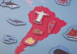 Legespiel "Magnetische Weltkarte", 149-tlg.