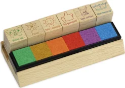 Lehrer-Stempel aus Holz