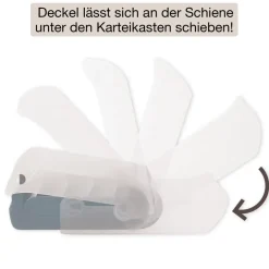 Lernbox A8 Kunststoff mit 100 Lernkärtchen