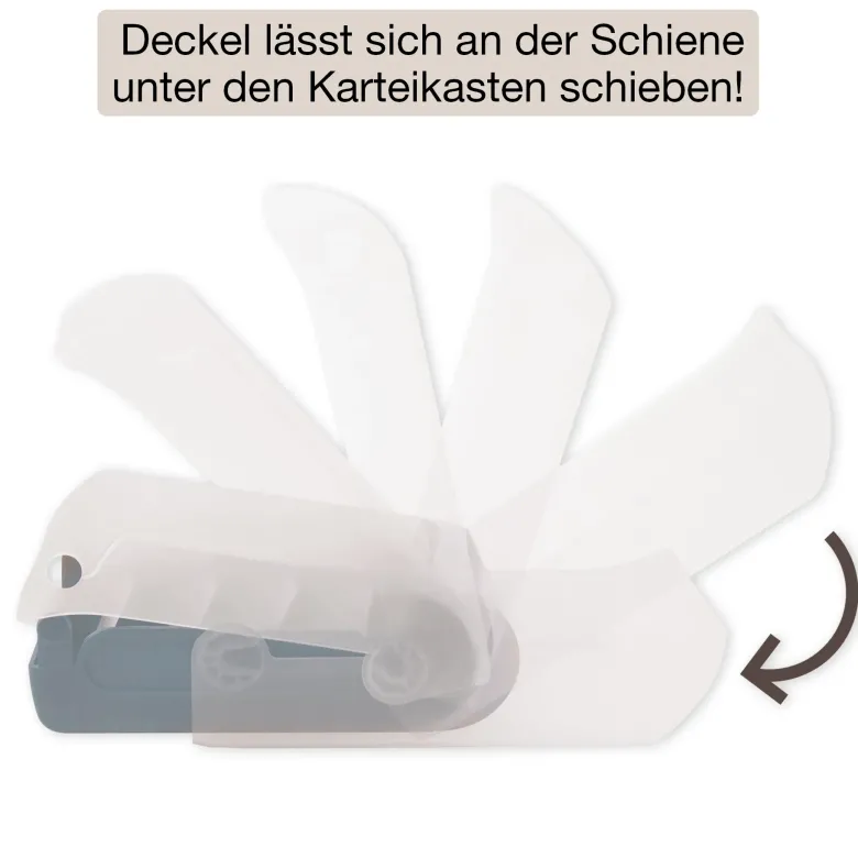 Lernbox A8 Kunststoff mit 100 Lernkärtchen