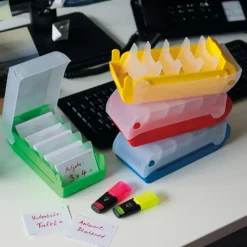 Lernbox A8 Kunststoff mit 100 Lernkärtchen