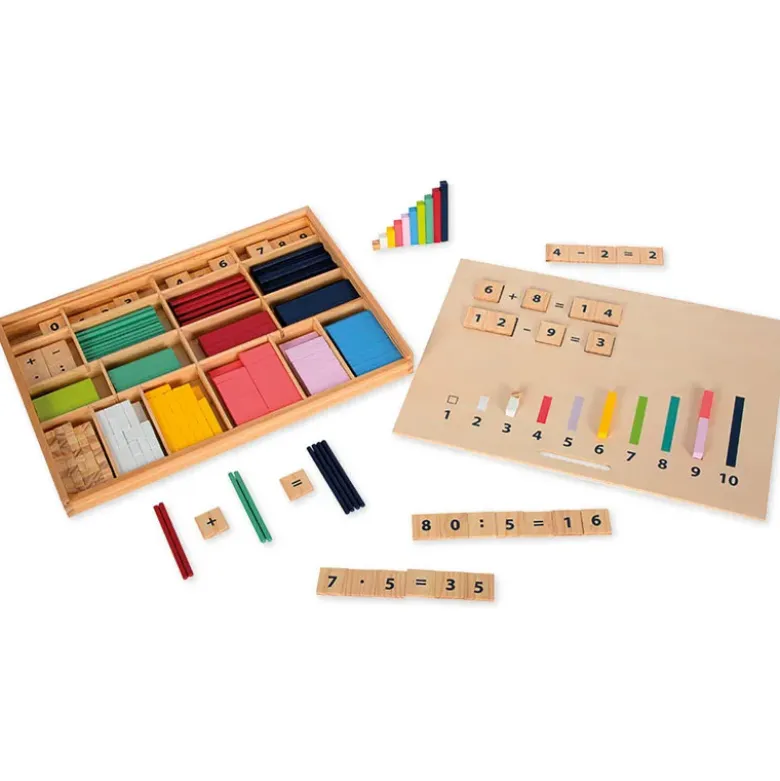 Lernbox "Rechenstäbchen und Zahlen", 460-tlg.