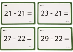 Lernkarten Mathematik "Subtraktionsaufgaben", 249-tlg. in Kartonbox
