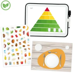 Lernset "Vegetarische und vegane Ernährung", magnetisch, 61-tlg.