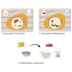 Lernset "Vegetarische und vegane Ernährung", magnetisch, 61-tlg.