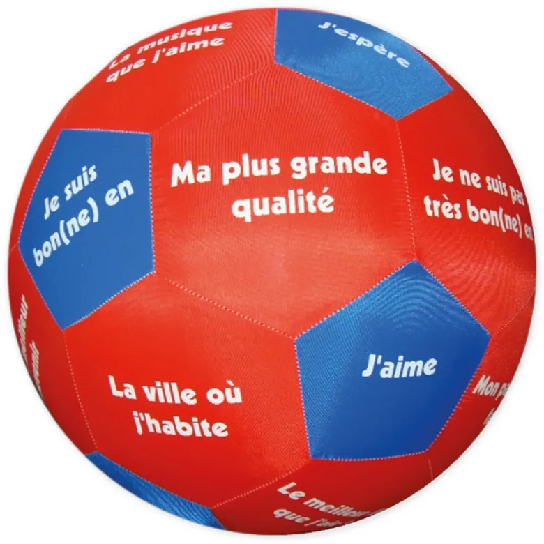 Lernspiel-Ball "Pello" - Kennenlernsätze Französisch