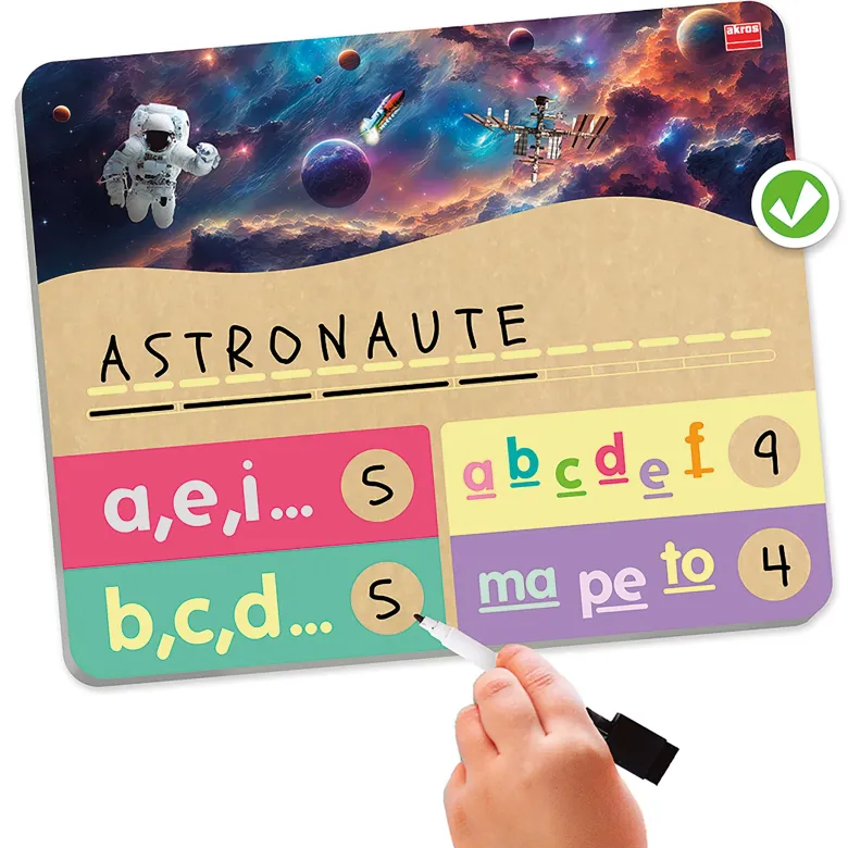 Lernspiel "Buchstabieren und Silben bilden", 16-tlg.