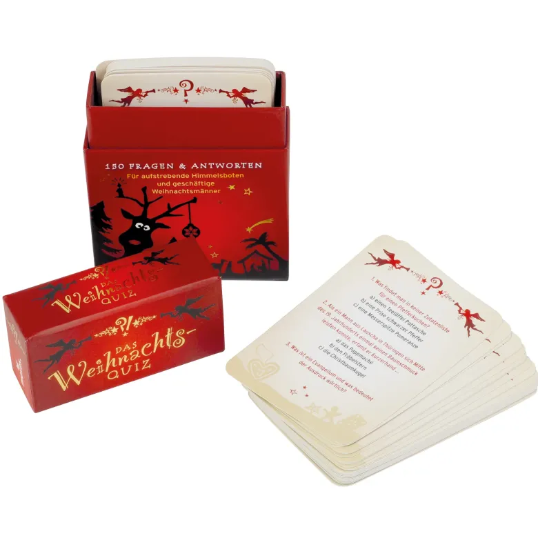 Lernspiel "Das Weihnachts-Quiz", 50-tlg. in Box