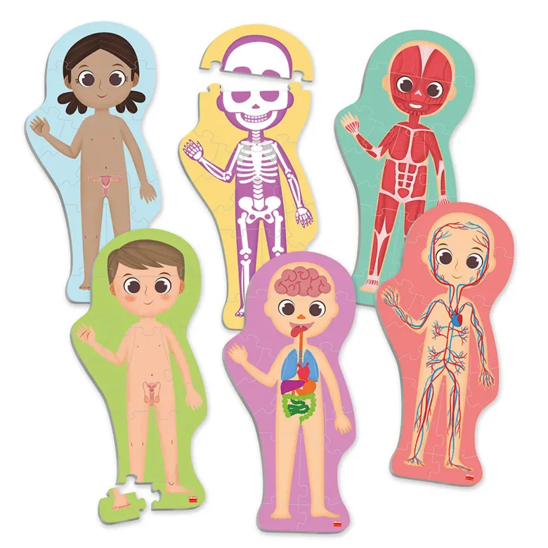 Lernspiel "Entdecke deinen Körper", 100-tlg.