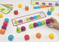 Lernspiel "Magnetische Raupen", 63-tlg.
