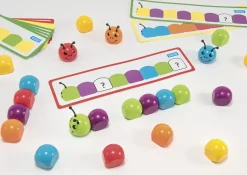 Lernspiel "Magnetische Raupen", 63-tlg.