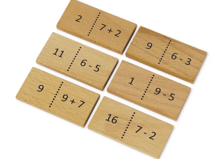 Lernspiel "Mathemino Plus & Minus", 37-tlg.