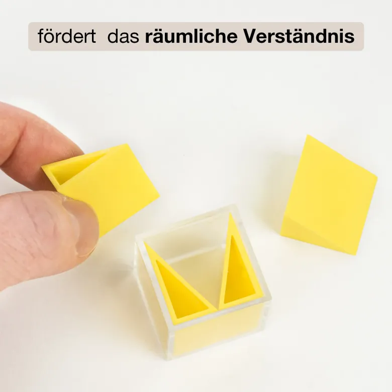 Lernspiel "Puzzle-Würfel", 3x3 cm