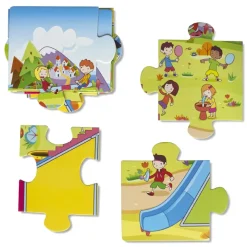 Lernspiel "Superpuzzle Ernährungspyramide", 69-tlg.