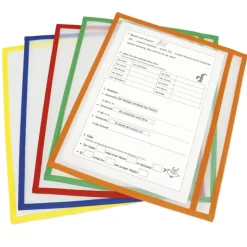 Lern- und Sammeltaschen A4-Plus quer, mit Farbeinfassung, 10-tlg.