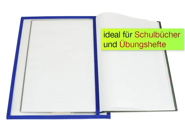 Lern- und Sammeltaschen A4-Plus quer, mit Farbeinfassung, 10-tlg.