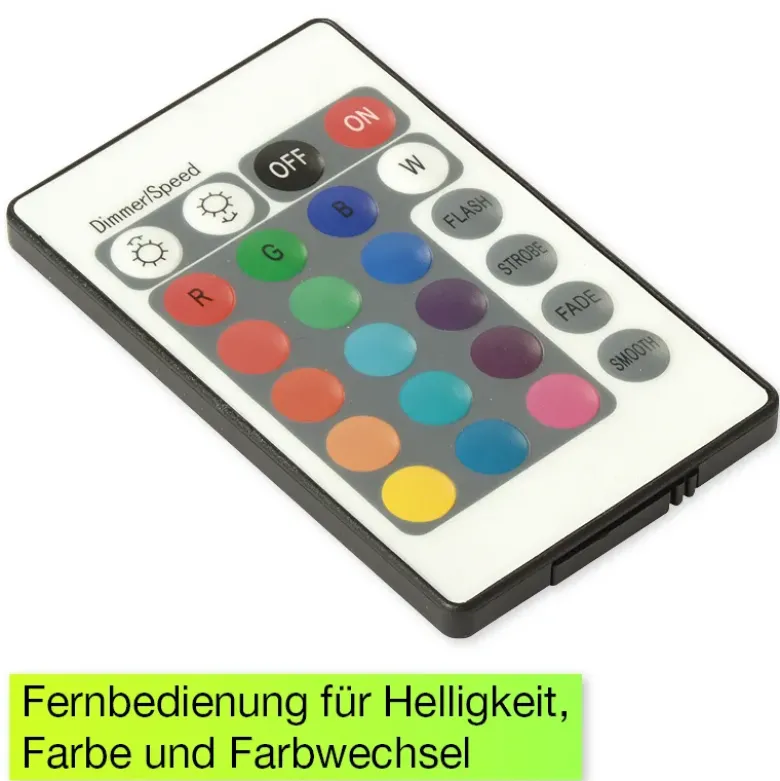 Leuchtkübel "Regenbogen", ca. 47 cm ø