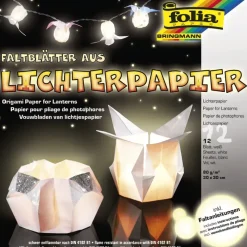 Lichterpapier-Faltblätter 30x30 cm, 12 Blatt