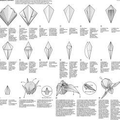 Lichterpapier-Faltblätter 30x30 cm, 12 Blatt