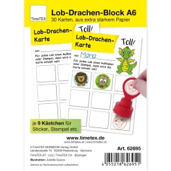 Lob-Drachenblock A6, 30 Blatt