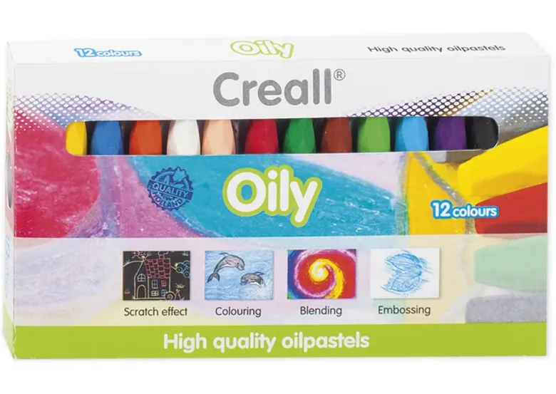 Öl-Pastell-Kreiden, 12-tlg.