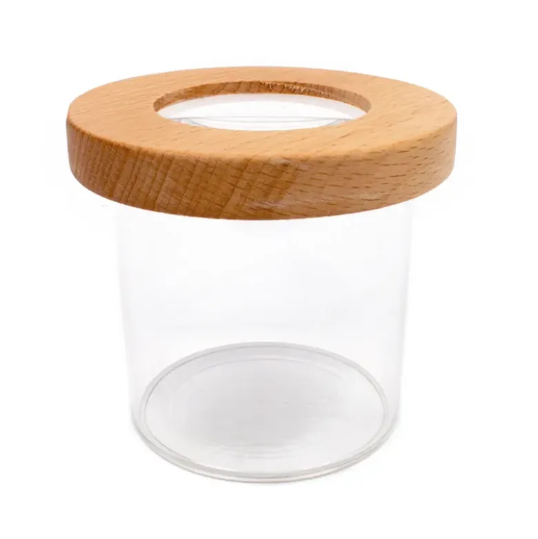 Lupen-Dose mit Holzdeckel "Natur & Digital"