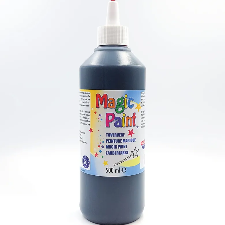 Magic Paint Zauberfarbe inkl. Textilmedium á 500 ml, 7-tlg.