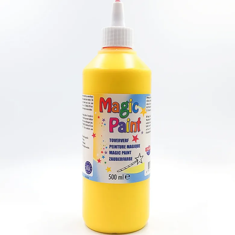 Magic Paint Zauberfarbe inkl. Textilmedium á 500 ml, 7-tlg.