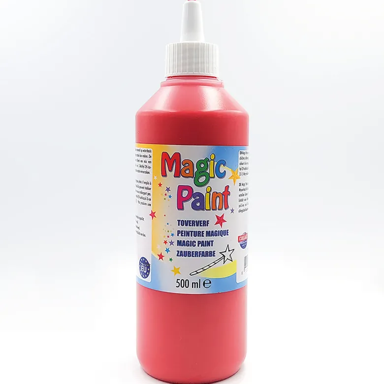 Magic Paint Zauberfarbe inkl. Textilmedium á 500 ml, 7-tlg.