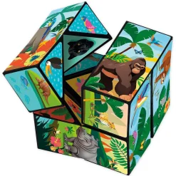 Magischer Puzzle-Würfel "Im Dschungel"