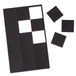 Magnet-Plättchen selbstklebend, 40x40 mm, 15 Stück