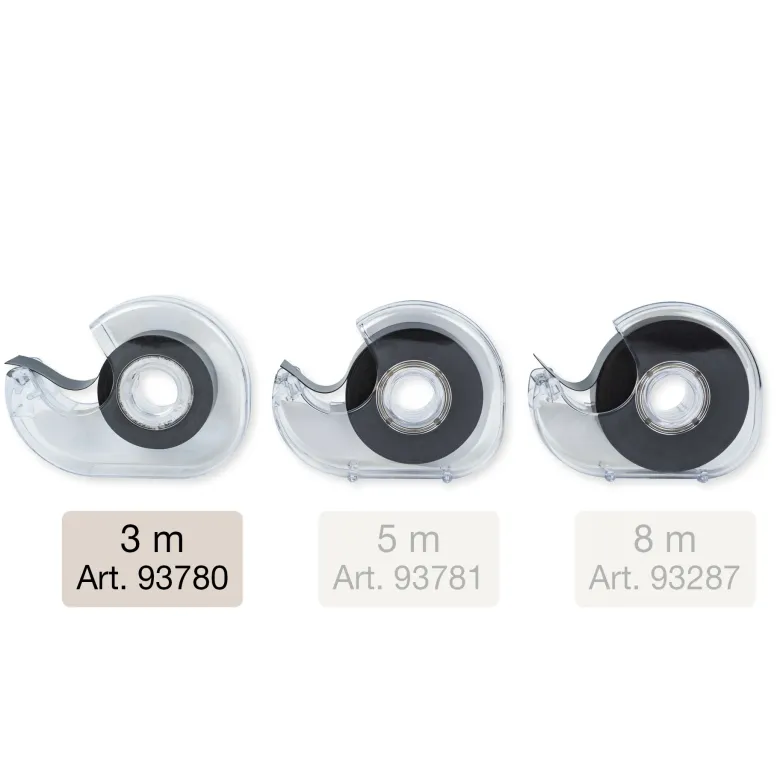 Magnet-Streifen-Abroller, selbstklebend, 19 mm, 3 m