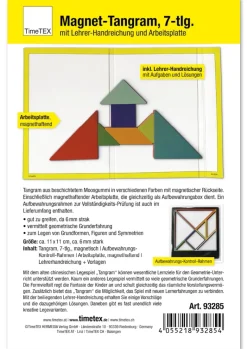 Magnet-Tangram 11 x 11 cm, 7-tlg.