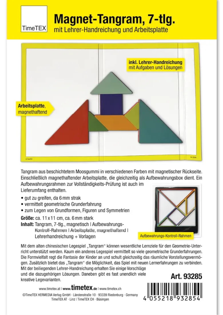 Magnet-Tangram 11 x 11 cm, 7-tlg.