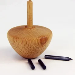 Mal-Kreisel mini aus Holz, 4 cm ø