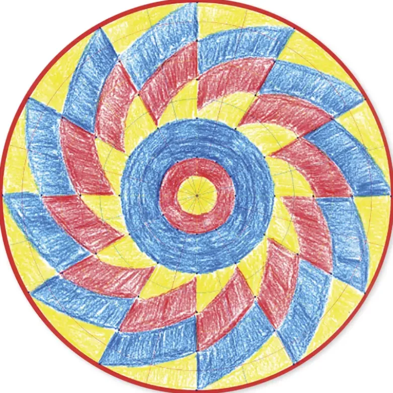 Mandala-Papier, 28x28 cm, 36 Blatt