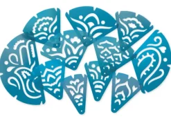 Mandala-Schablonen, 11-tlg.