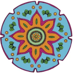 Mandala-Schablonen, 11-tlg.