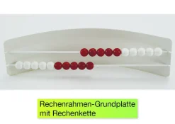 Mathe-Basis-Set Plus Zahlenraum bis 20, 58-tlg, in Box, rot/weiß