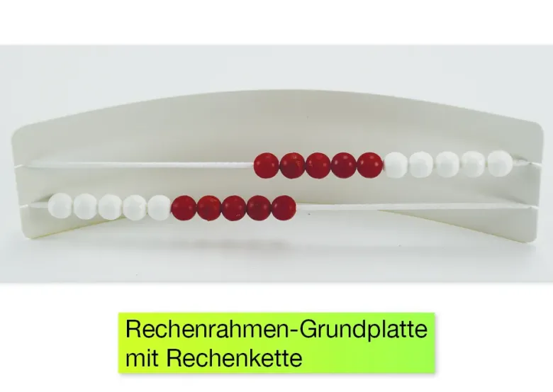 Mathe-Basis-Set Plus Zahlenraum bis 20, 58-tlg, in Box, rot/weiß