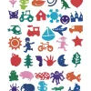 Mega-Packung Jumbo-Griff-Stempel, 50-tlg.