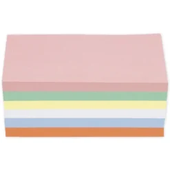 Moderationskarten, farbig sortiert, rechteckig, 9,5 x 20,5 cm, 250 Stück