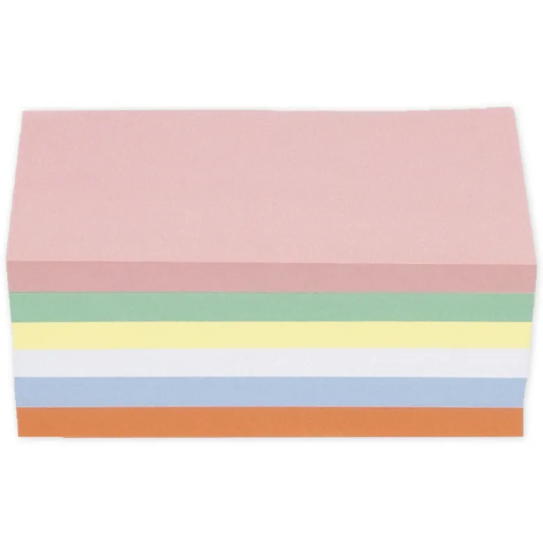 Moderationskarten, farbig sortiert, rechteckig, 9,5 x 20,5 cm, 250 Stück