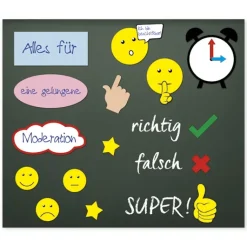 Moderations-Material, magnetisch, 64-tlg.