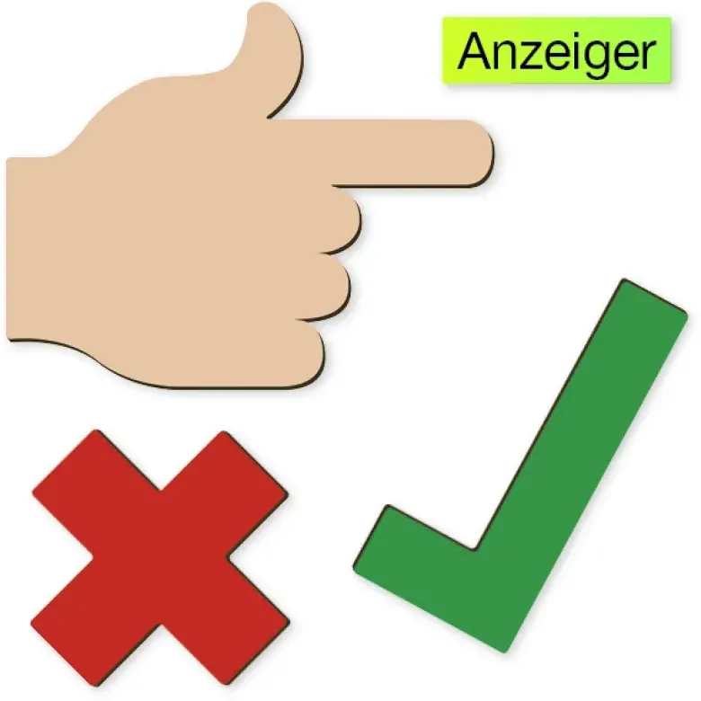 Moderations-Material, magnetisch, 64-tlg.