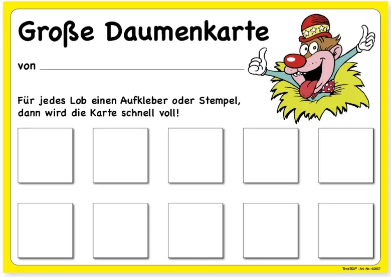 Motivations-Set "Positive Verstärkung" - Stempel