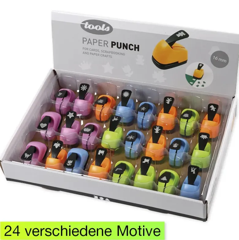 Motiv-Stanzer 1,6 cm, 24-tlg.