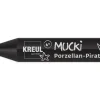 MUCKI Porzellan-Stifte kurz, Strichstärke 2-5 mm, 5 Stück